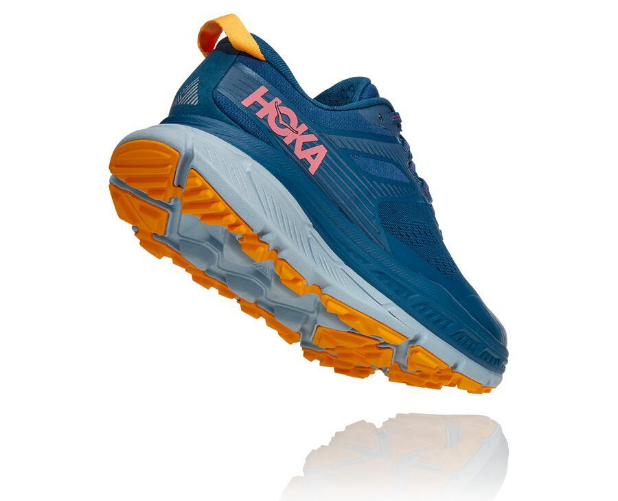 Trail Shoes Womens - Hoka One One Stinson Atr 6 - Blue - SZHRWPU-68